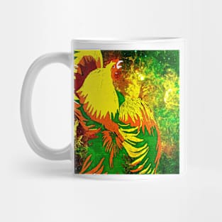 Autumn Rooster Mug